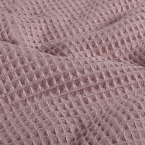 Bumbac Waffle Dusty Pink