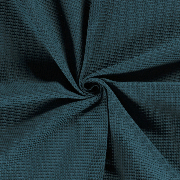 Bumbac Waffle Petrol
