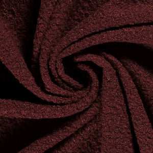 Boucle Wine Red