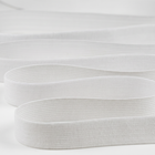Elastic Plat 20 mm Tip S, Elastic Mai Dur - Alb