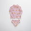 Jerse Costum de Baie UPF50 Fruits Light Pink