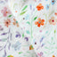 Muselina Imprimata Floral Alb Murdar