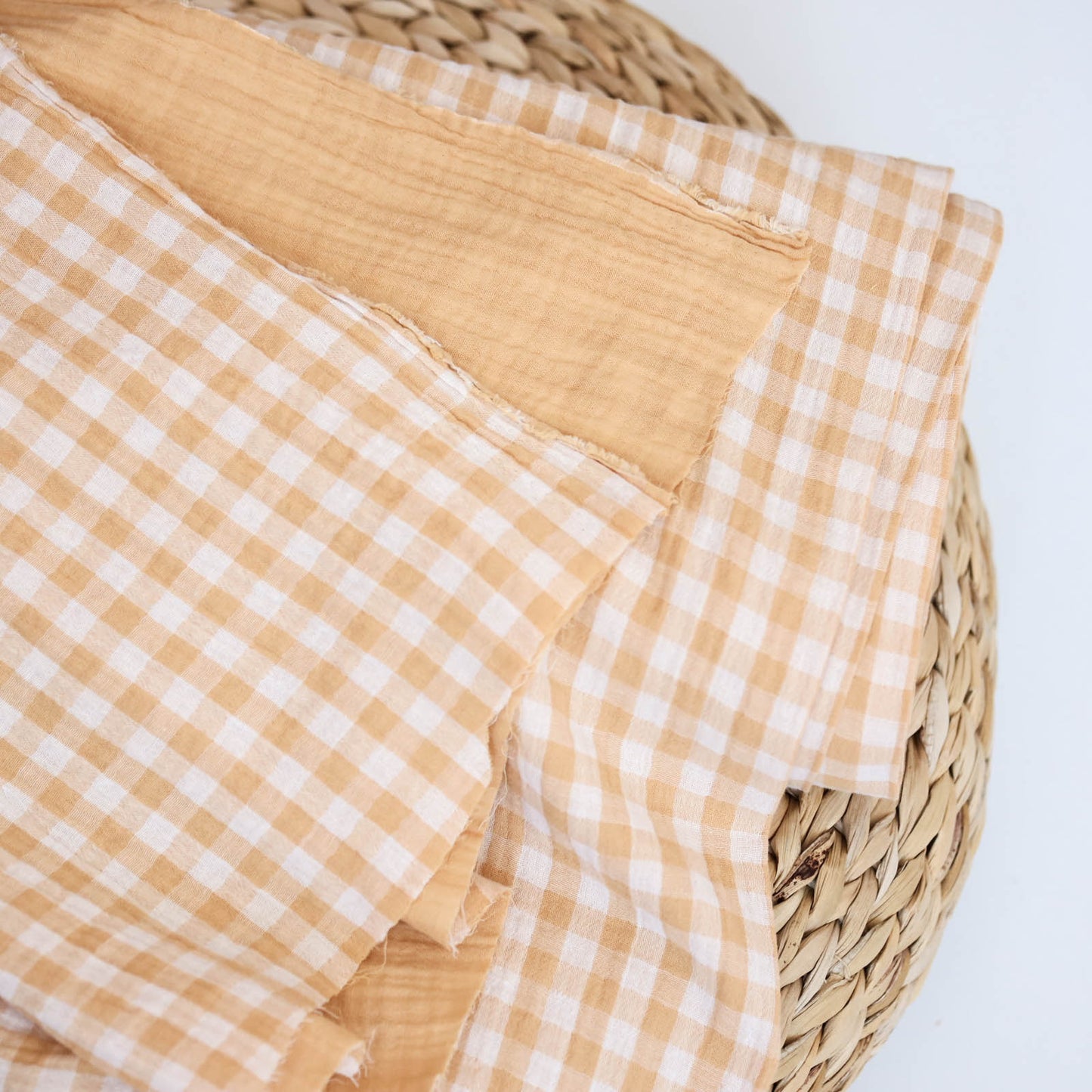 Muselina Yarn-Dyed Carouri Camel / Ecru