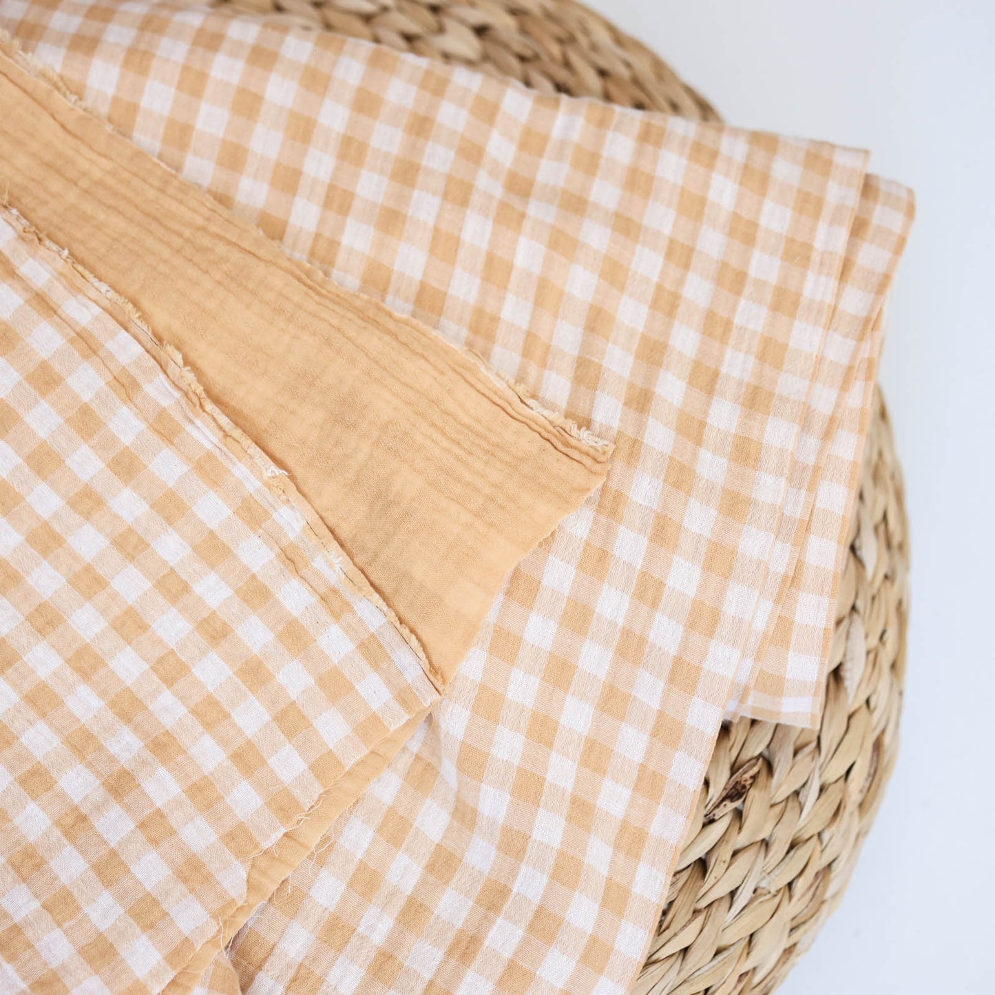 Muselina Yarn-Dyed Carouri Camel / Ecru
