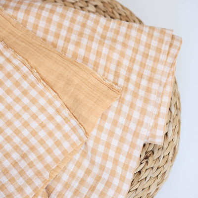 Muselina Yarn-Dyed Carouri Camel / Ecru