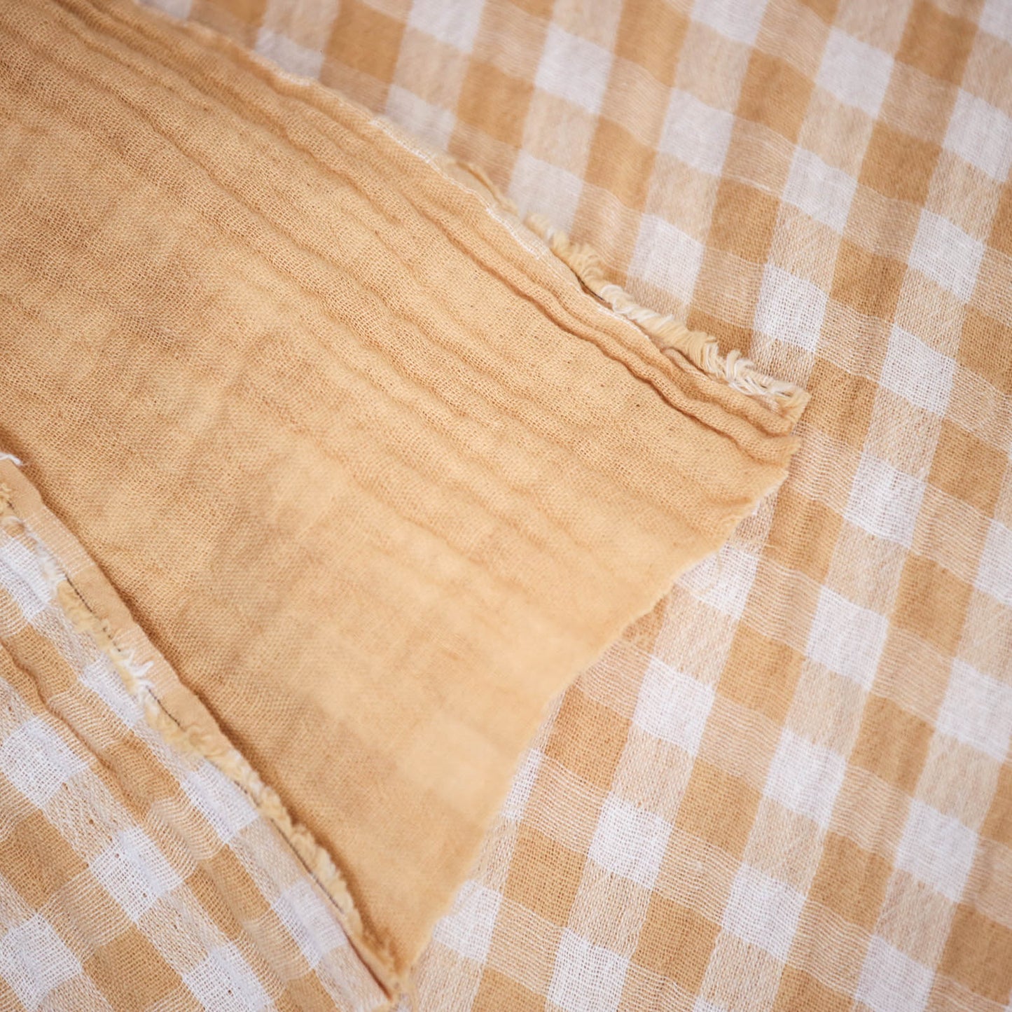 Muselina Yarn-Dyed Carouri Camel / Ecru