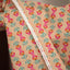 Bumbac Imprimat Flori Folk Portocaliu / Fuchsia