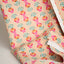 Bumbac Imprimat Flori Folk Portocaliu / Fuchsia