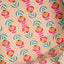 Bumbac Imprimat Flori Folk Portocaliu / Fuchsia