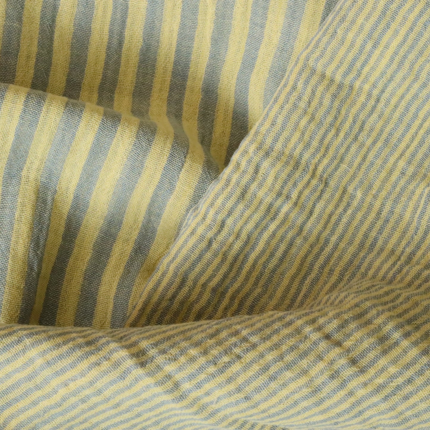Muselina Yarn-Dyed Dungi Lemon / Baltic