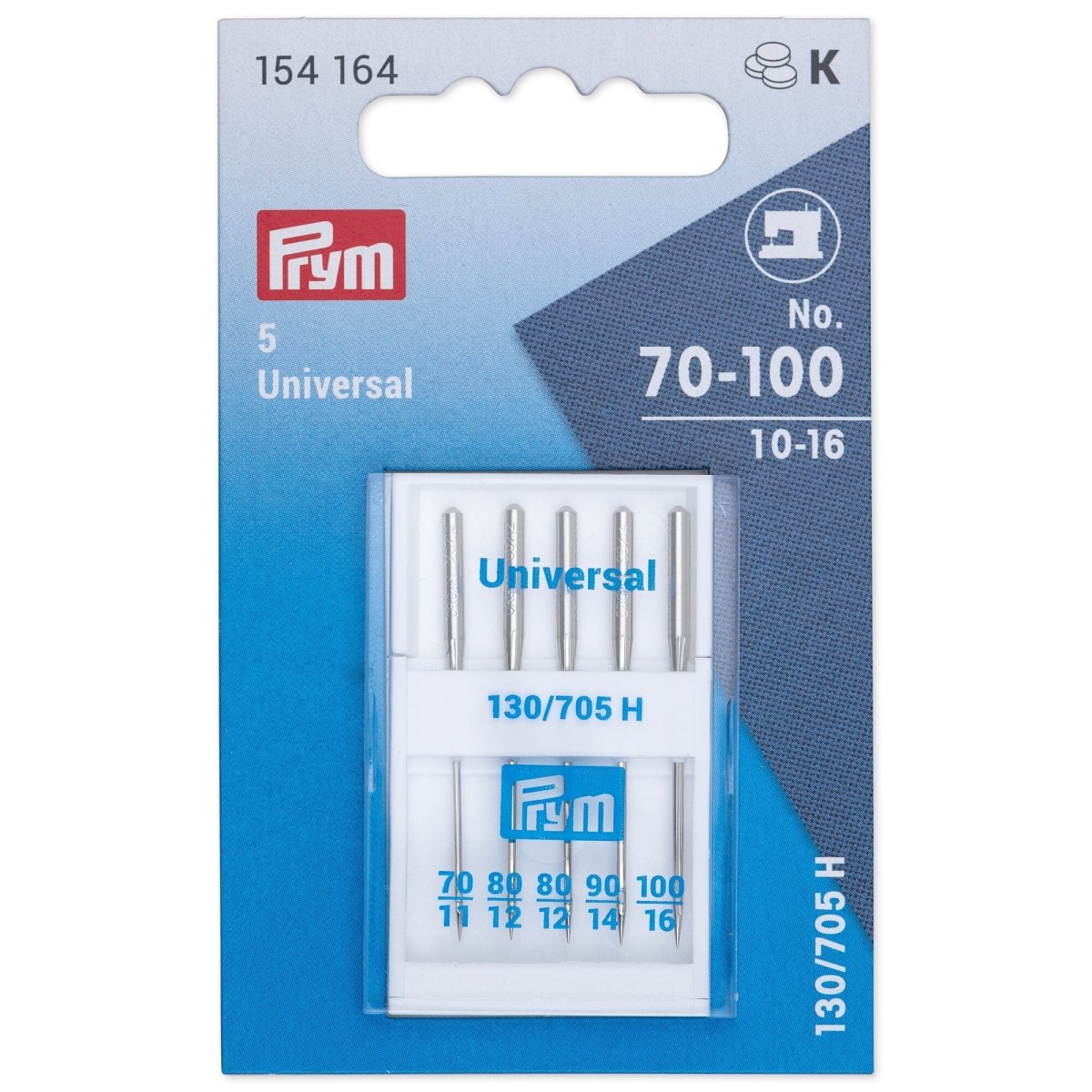 Ace de Cusut Universale Prym pentru Masina Casnica nr. 70-100 - 5 buc - Lametru.ro - Ace si bolduri