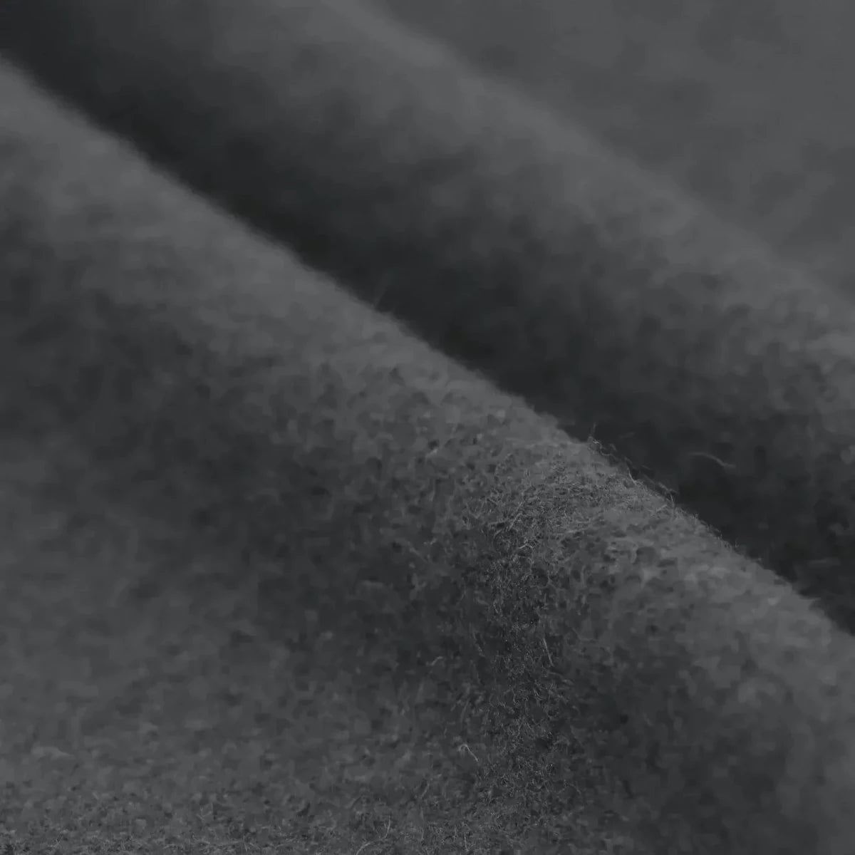Boiled Wool Dark Grey - Lametru.ro