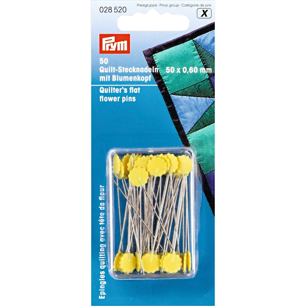 Bolduri Termorezistente Prym pentru Quilting 0.6 mm x 50 mm - 50 buc - Lametru.ro - Ace si bolduri