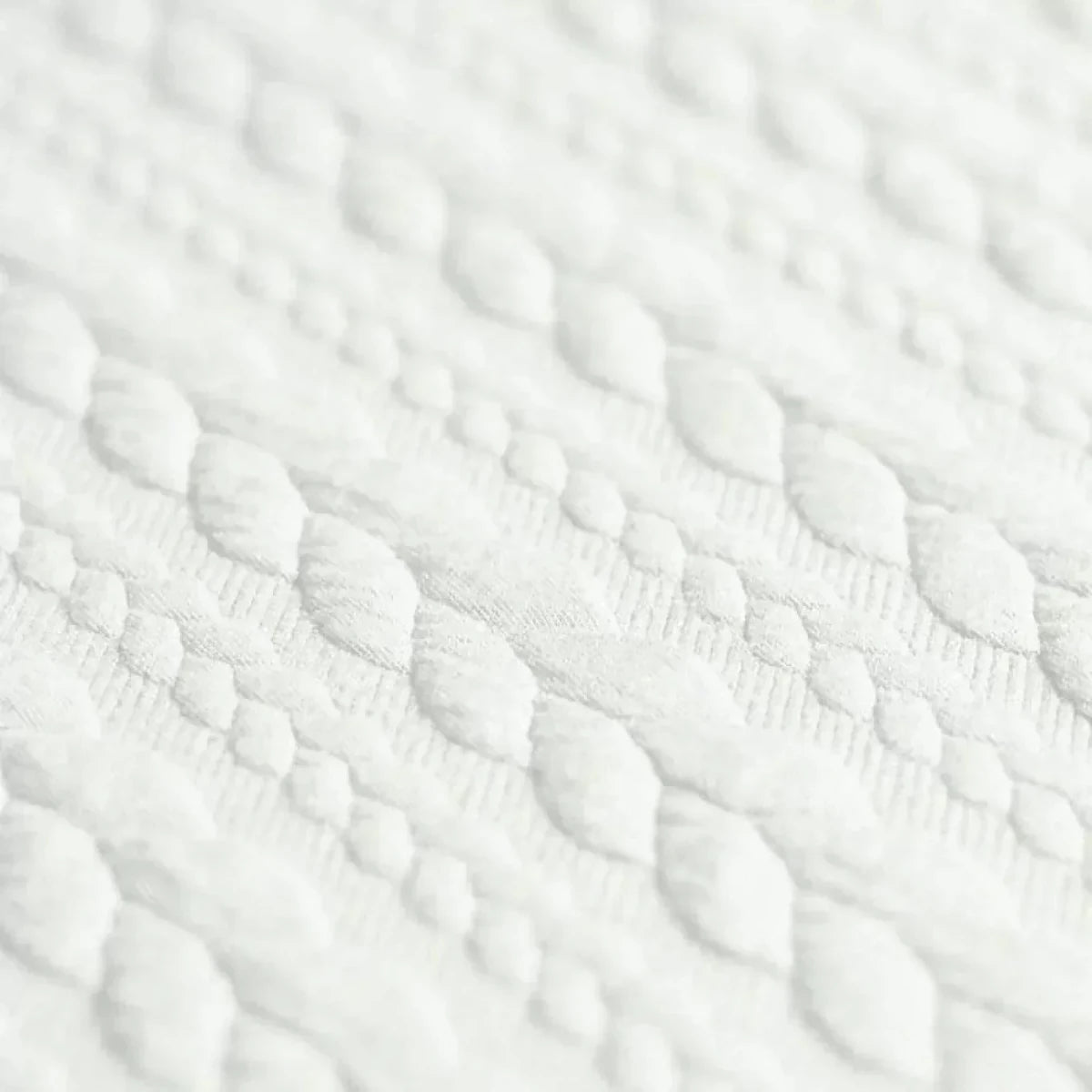 Cable Knit Jacquard Ecru - Lametru.ro