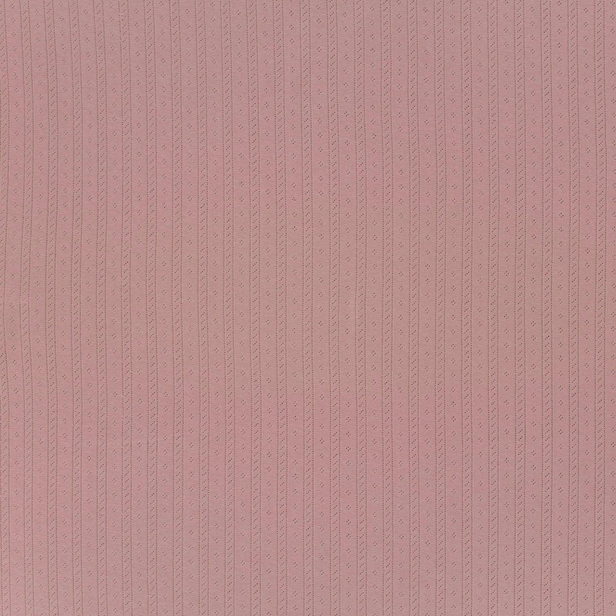 Cotton Jersey Pointelle Light Mauve - Lametru.ro