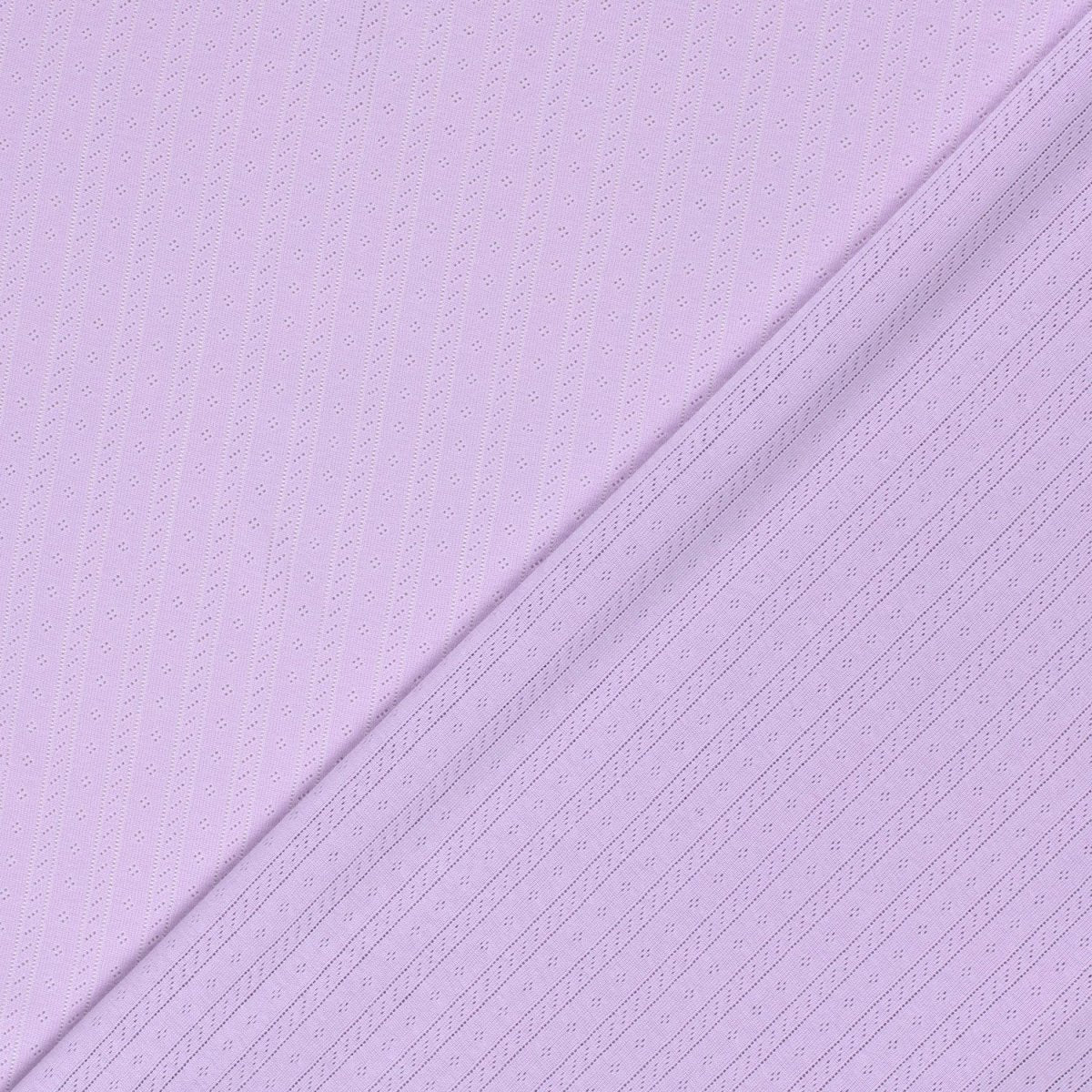 Cotton Jersey Pointelle Lila - Lametru.ro