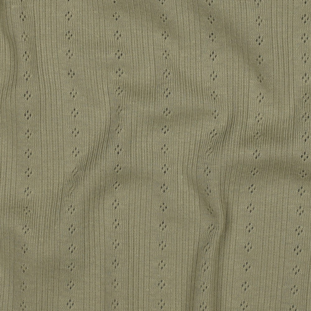 Cotton Jersey Pointelle Sage - Lametru.ro