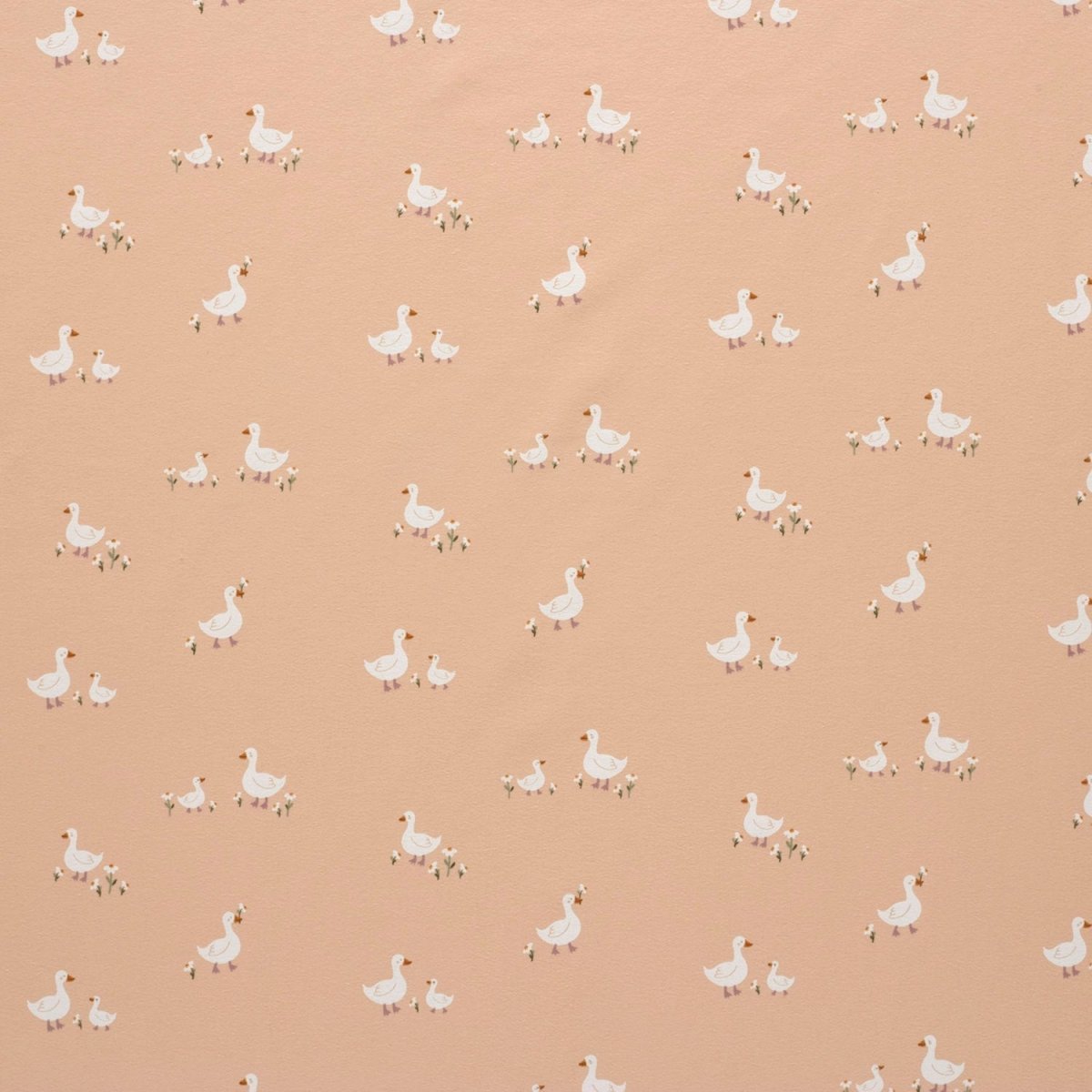 Cotton Jersey Printed Animals Light Pink - Lametru.ro