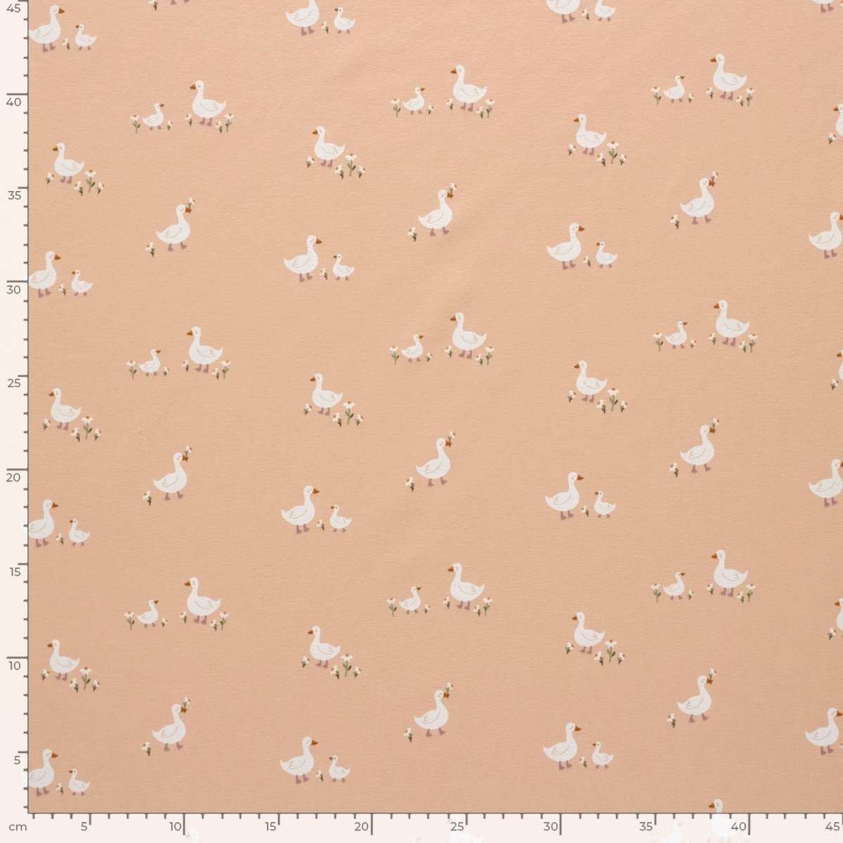 Cotton Jersey Printed Animals Light Pink - Lametru.ro