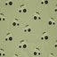 Cotton Jersey Printed Tractors Olive Green - Lametru.ro