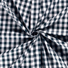Poplin Bumbac Gingham Navy 20 mm