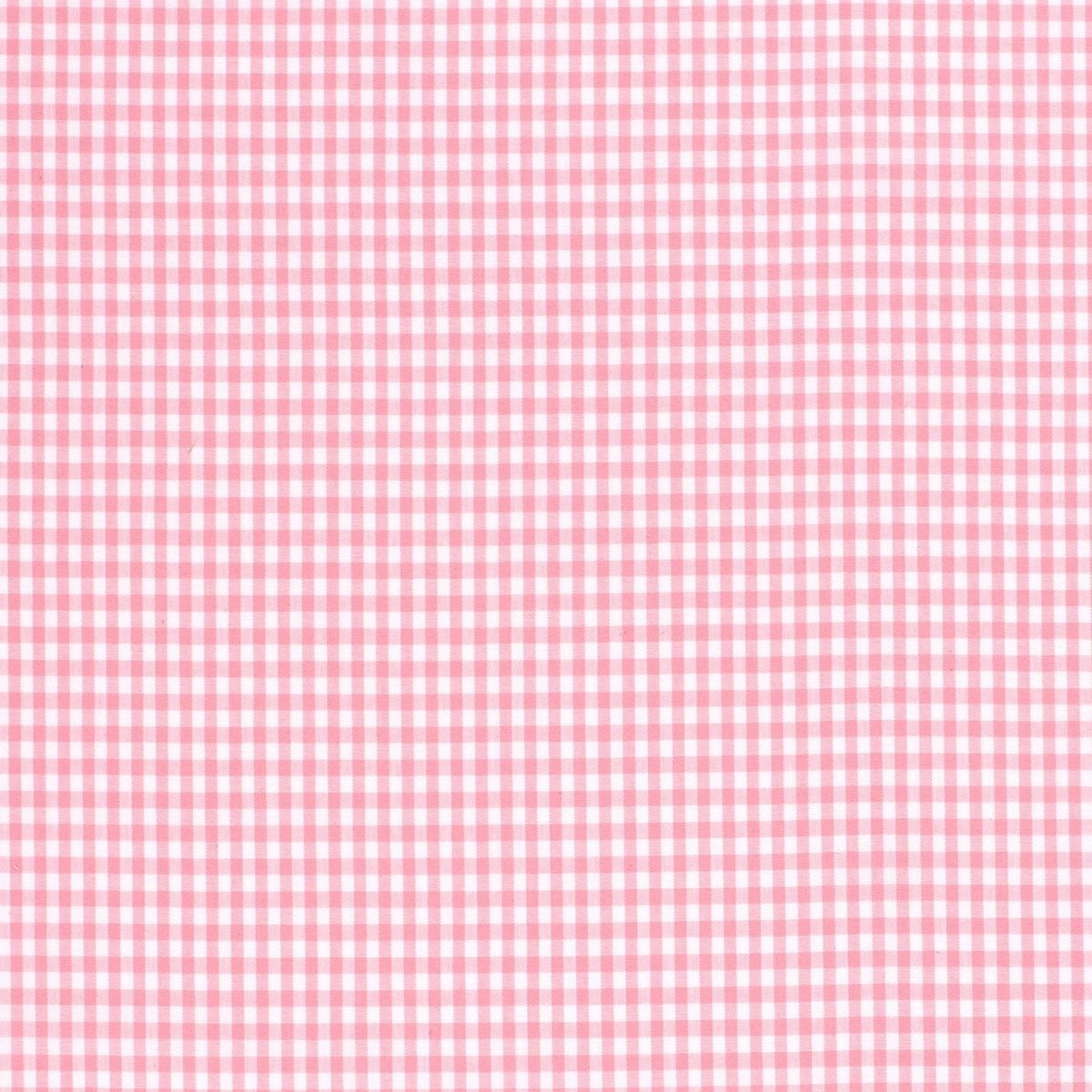 Cotton Poplin Gingham Pink 5 mm - Lametru.ro