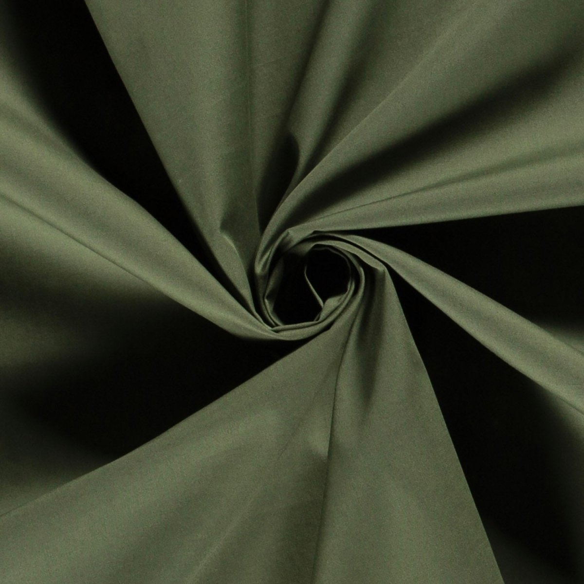 Cotton Poplin Khaki Green - Lametru.ro