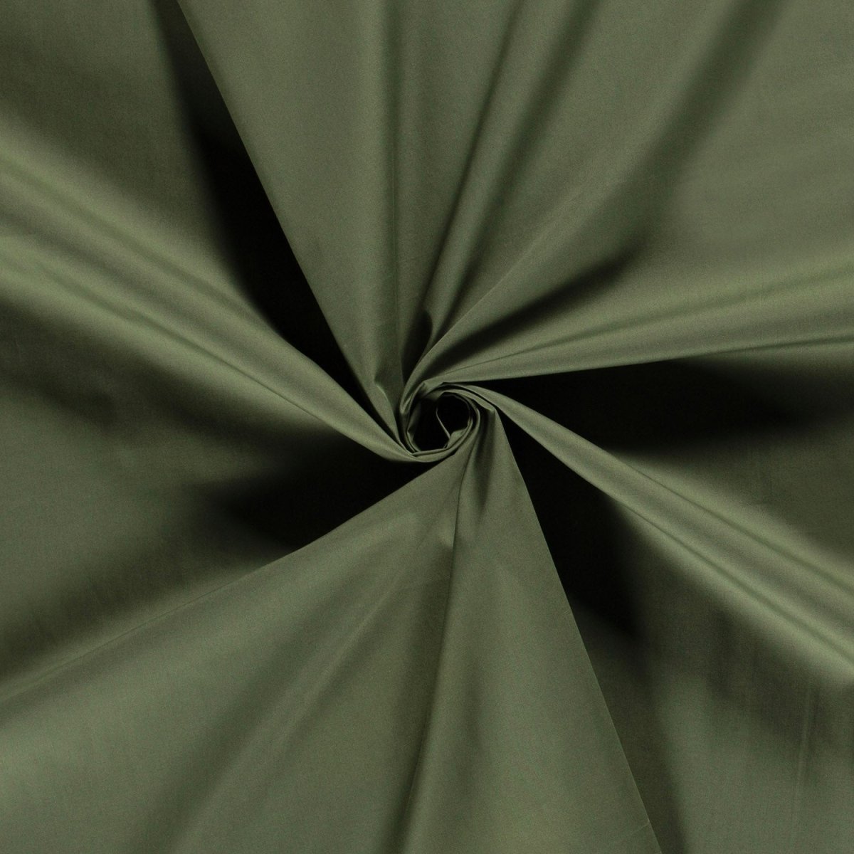 Cotton Poplin Khaki Green - Lametru.ro