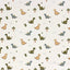 Cotton Poplin Printed Dinosaurs Off White - Lametru.ro