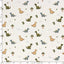 Cotton Poplin Printed Dinosaurs Off White - Lametru.ro