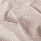 Poplin Bumbac Imprimat Buline Bej