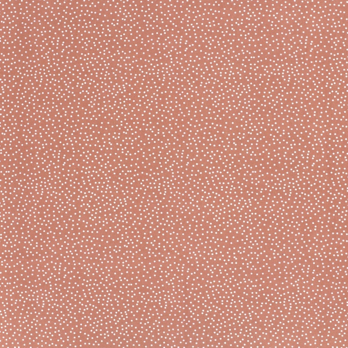 Cotton Poplin Printed Dots Brique - Lametru.ro