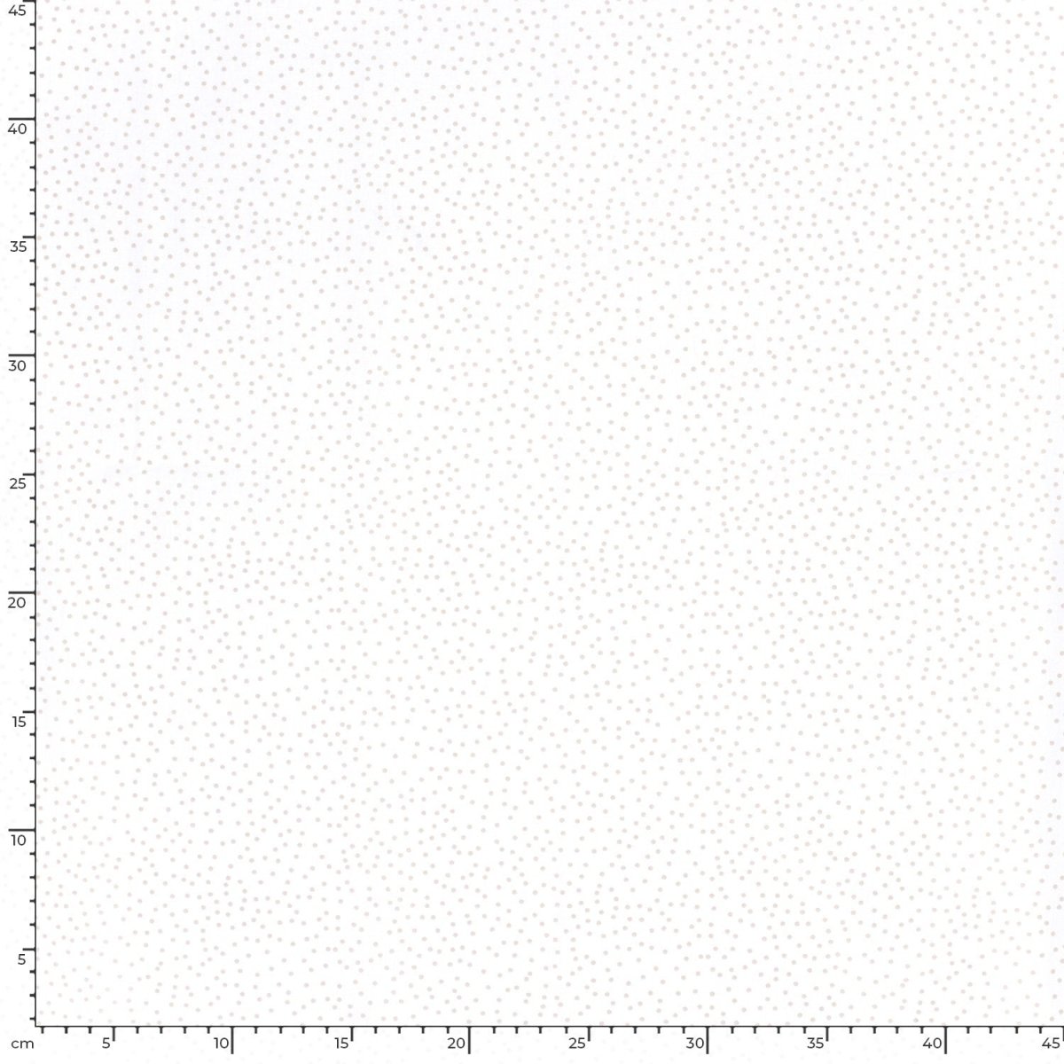 Cotton Poplin Printed Dots Off White - Lametru.ro