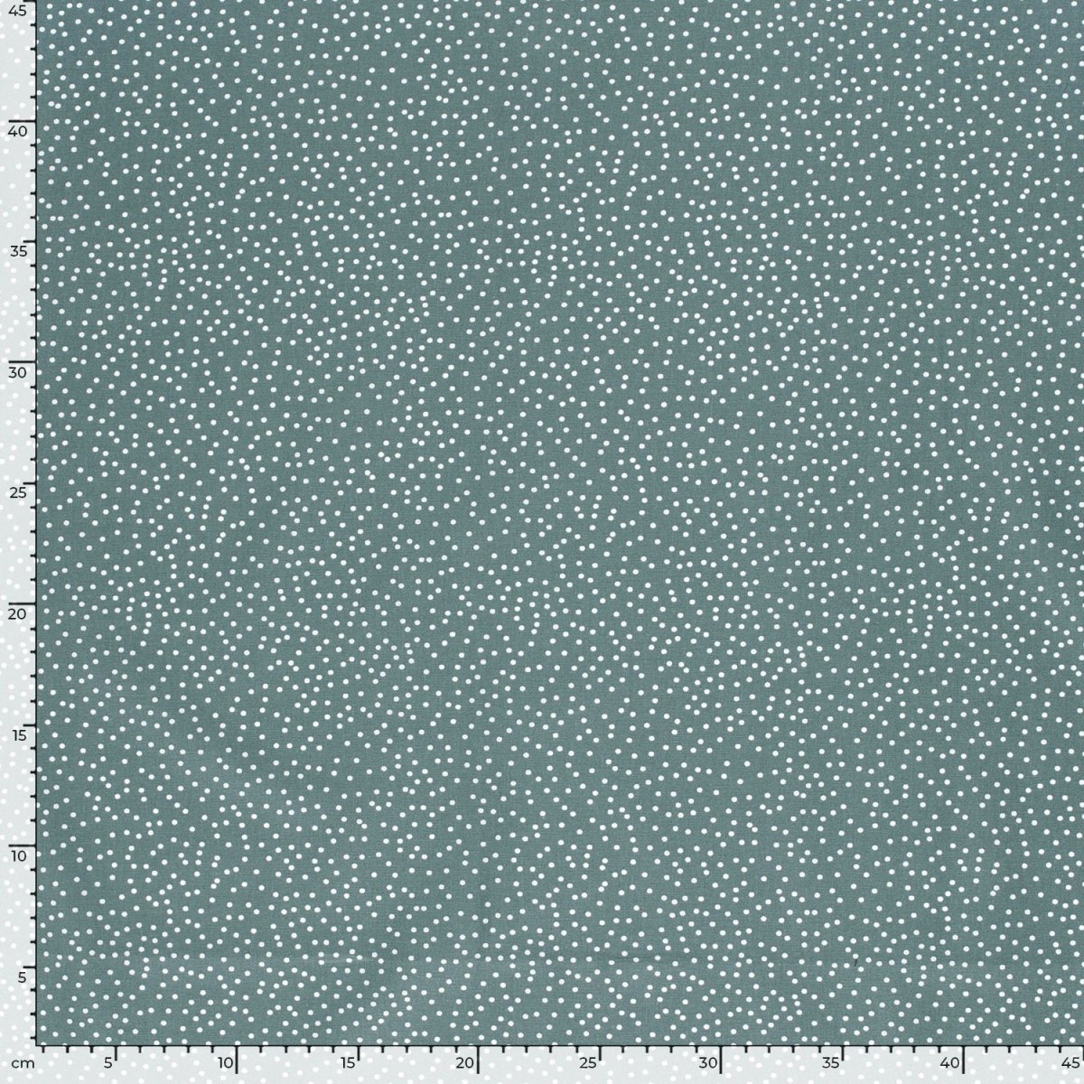 Cotton Poplin Printed Dots Steel Blue - Lametru.ro