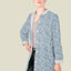 Cotton Poplin Printed Flowers Cobalt - Lametru.ro