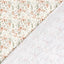 Cotton Poplin Printed Flowers Off White - Lametru.ro