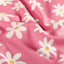 Cotton Poplin Printed Flowers Pink - Lametru.ro