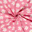 Cotton Poplin Printed Flowers Pink - Lametru.ro