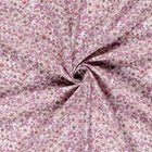 Poplin Bumbac Imprimat Flori Roz
