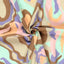 Cotton Satin Printed Abstract Mint - Lametru.ro