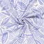 Cotton Satin Printed Leaves Lila - Lametru.ro