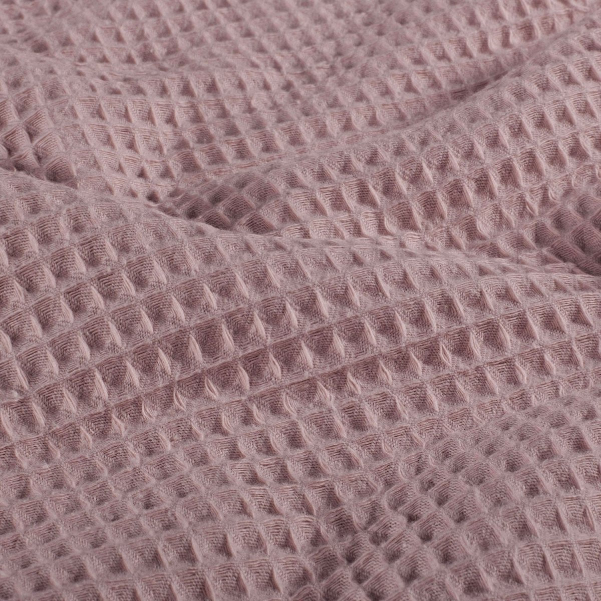 Cotton Waffle Dusty Pink - Lametru.ro