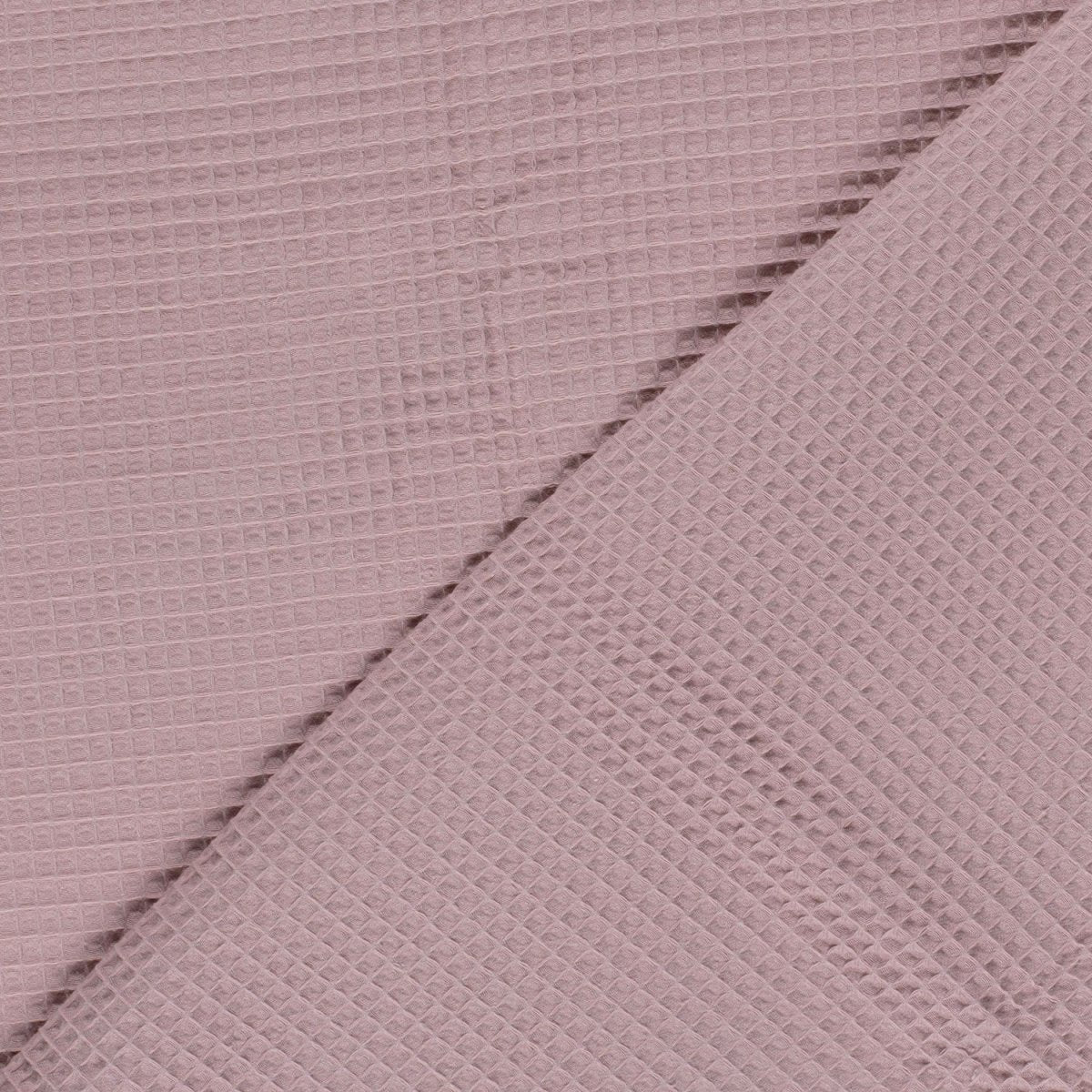 Cotton Waffle Dusty Pink - Lametru.ro
