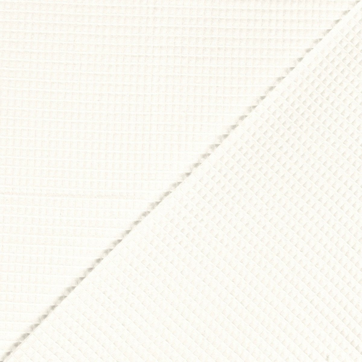 Cotton Waffle Ivory - Lametru.ro