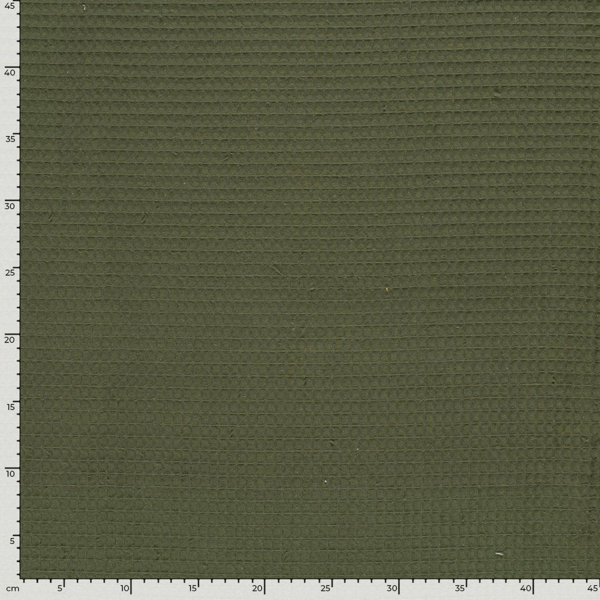 Cotton Waffle Khaki Green - Lametru.ro
