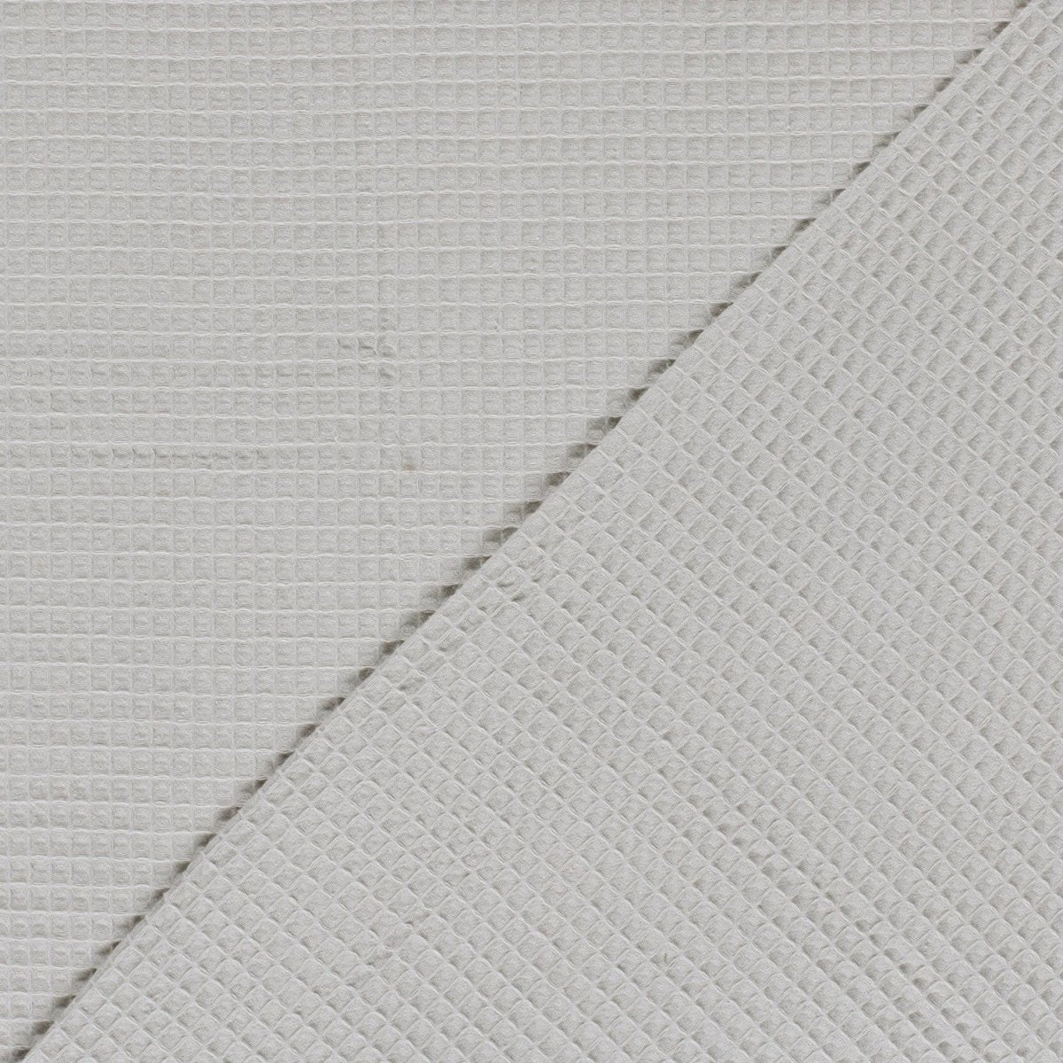 Cotton Waffle Light Grey - Lametru.ro