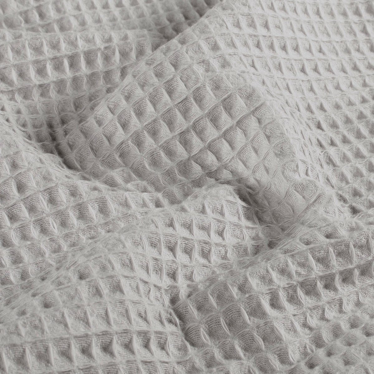 Cotton Waffle Light Grey - Lametru.ro