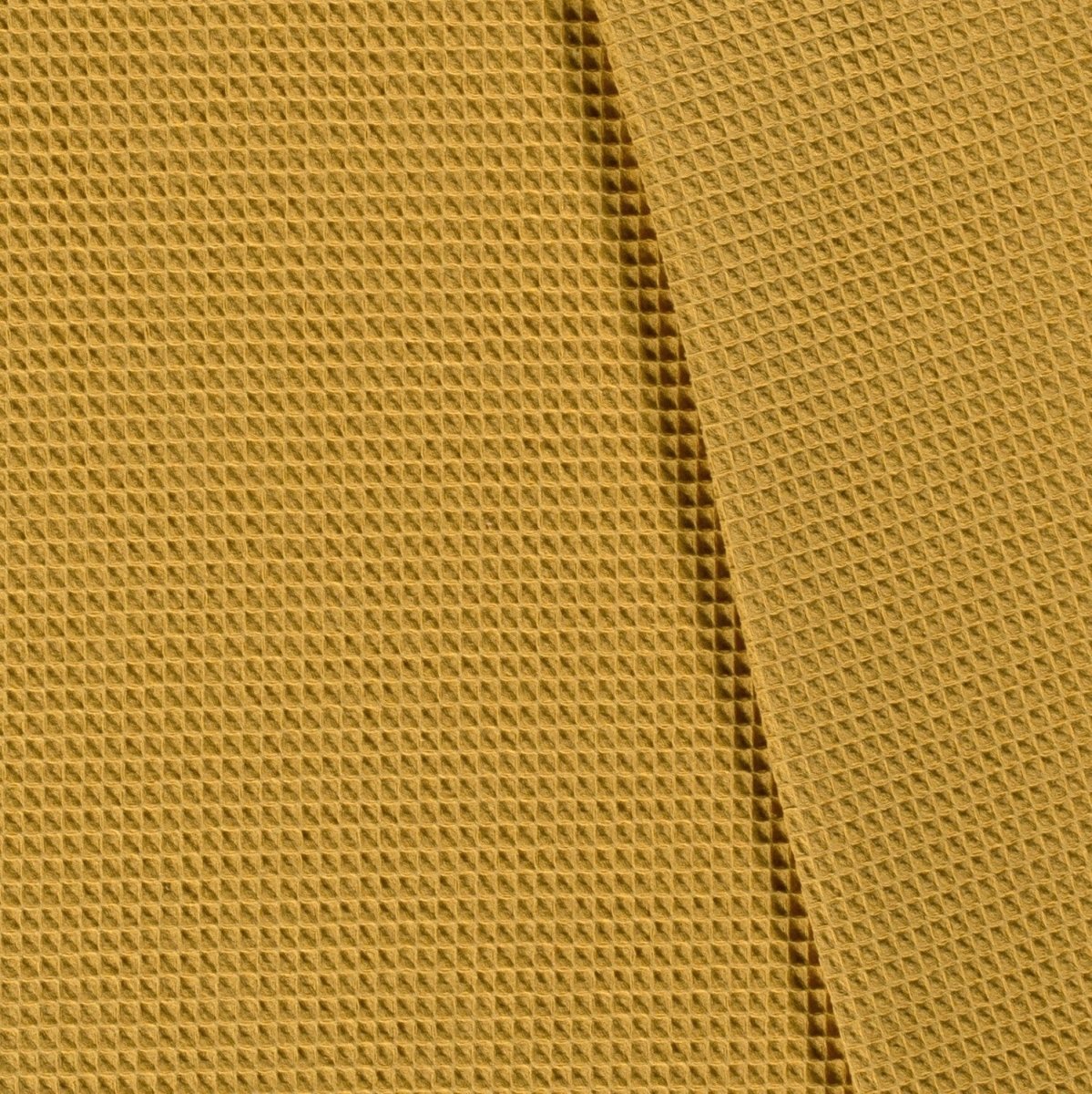 Cotton Waffle Ochre - Lametru.ro