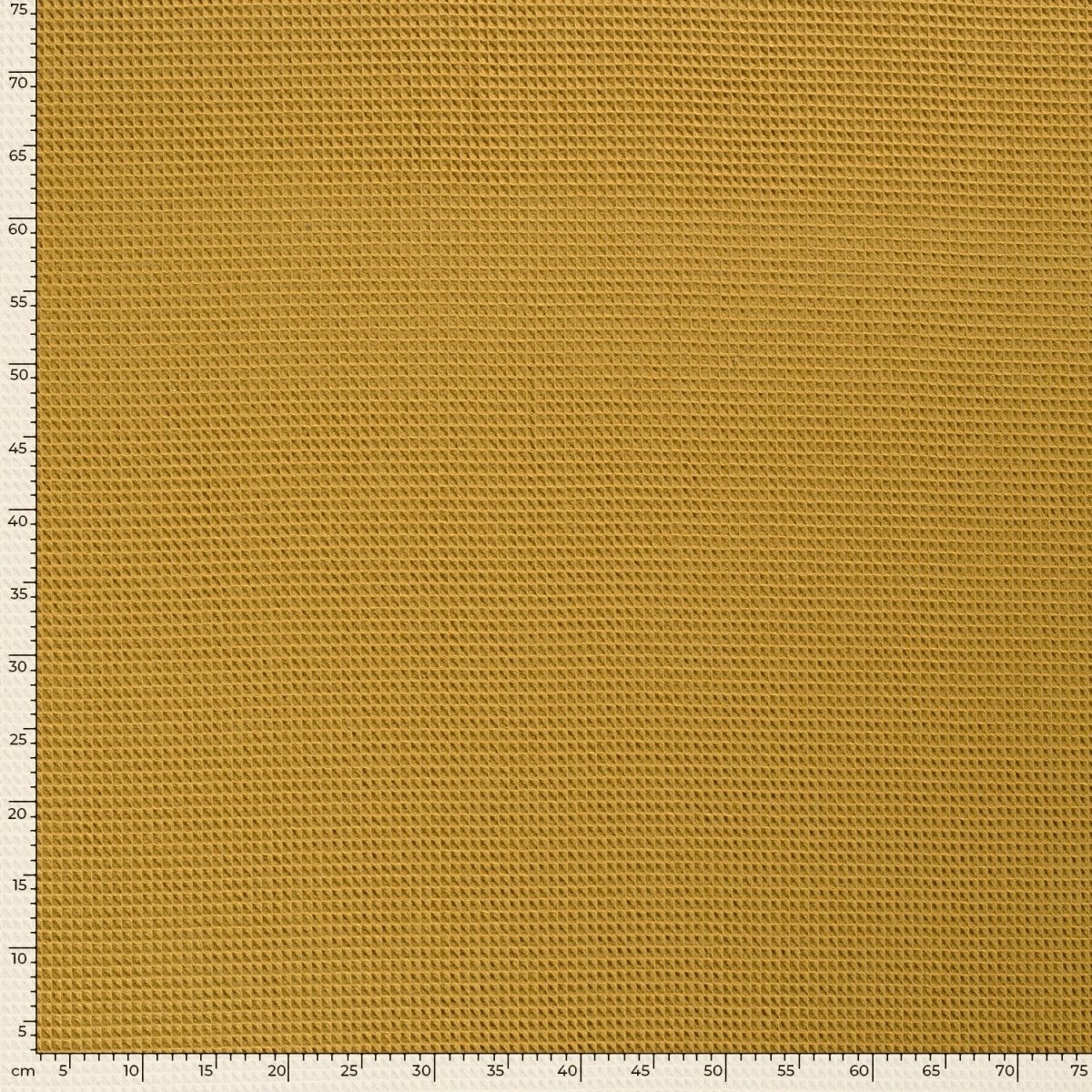 Cotton Waffle Ochre - Lametru.ro