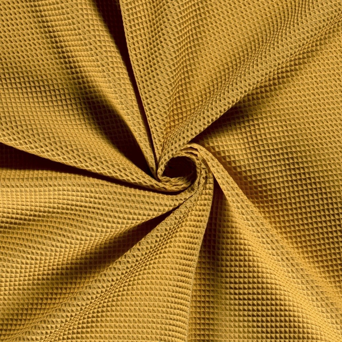Cotton Waffle Ochre - Lametru.ro